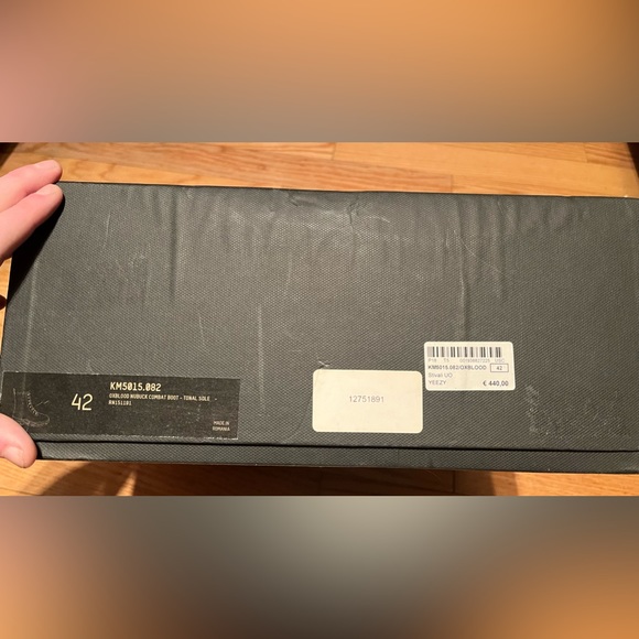 Yeezy Oxblood/Purple Nubuck Suede Combat Boot Season 6 Size 42 (8.5 Mens) - Picture 8 of 10